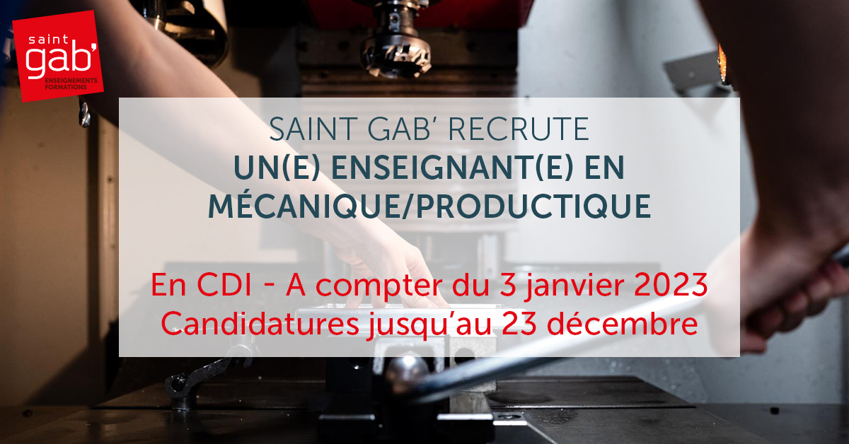 Visuel offre d'emploi enseignant S2I-v2