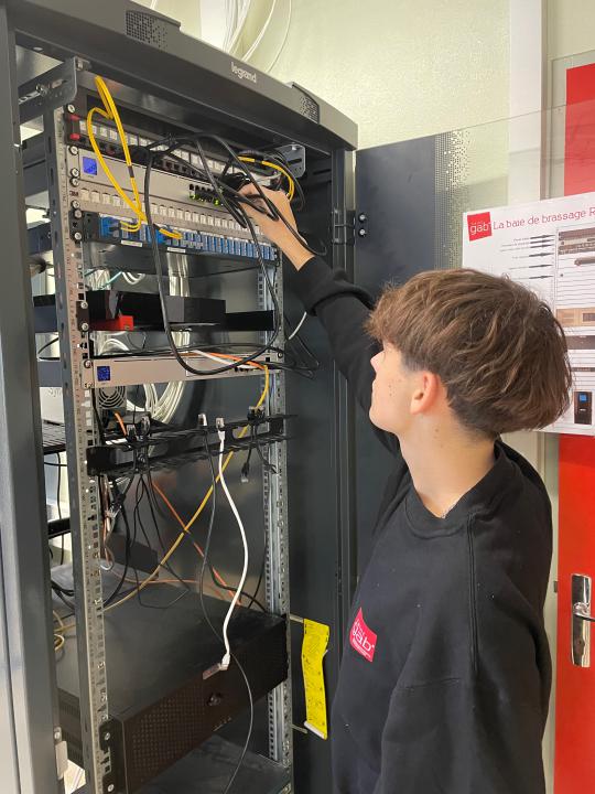 lycéen bac pro électronique réseaux informatique pays de la loire