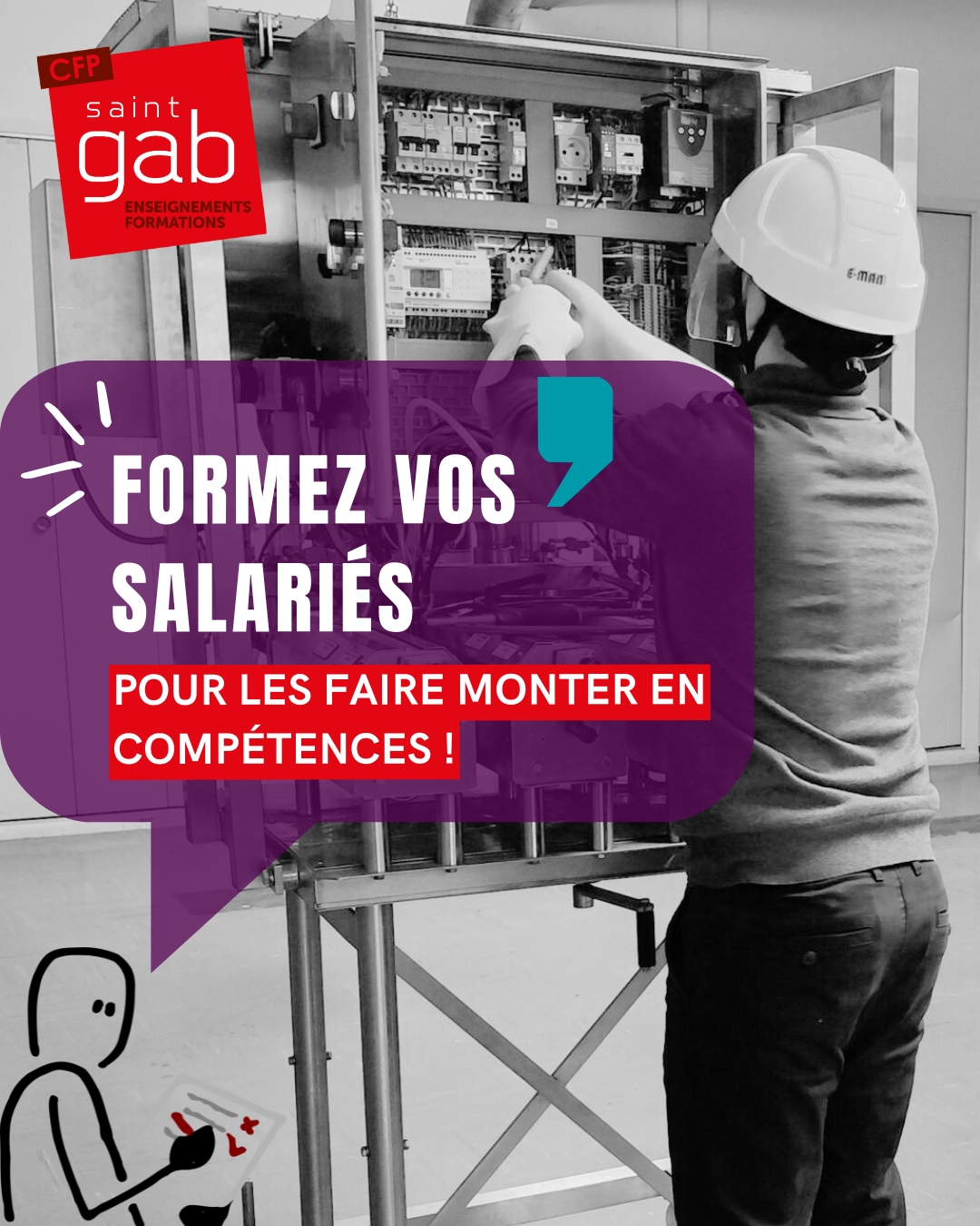 Visuel pour : Formez vos salariés avec le CFP Saint Gab&rsquo;